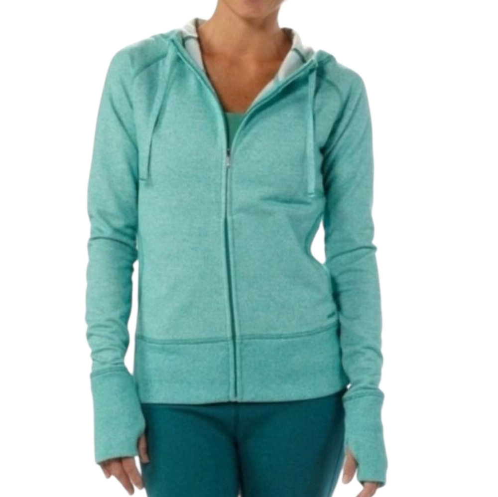 Patagonia Women's Cloud Stack Hoodie Sweater Tobago Blue Size Medium